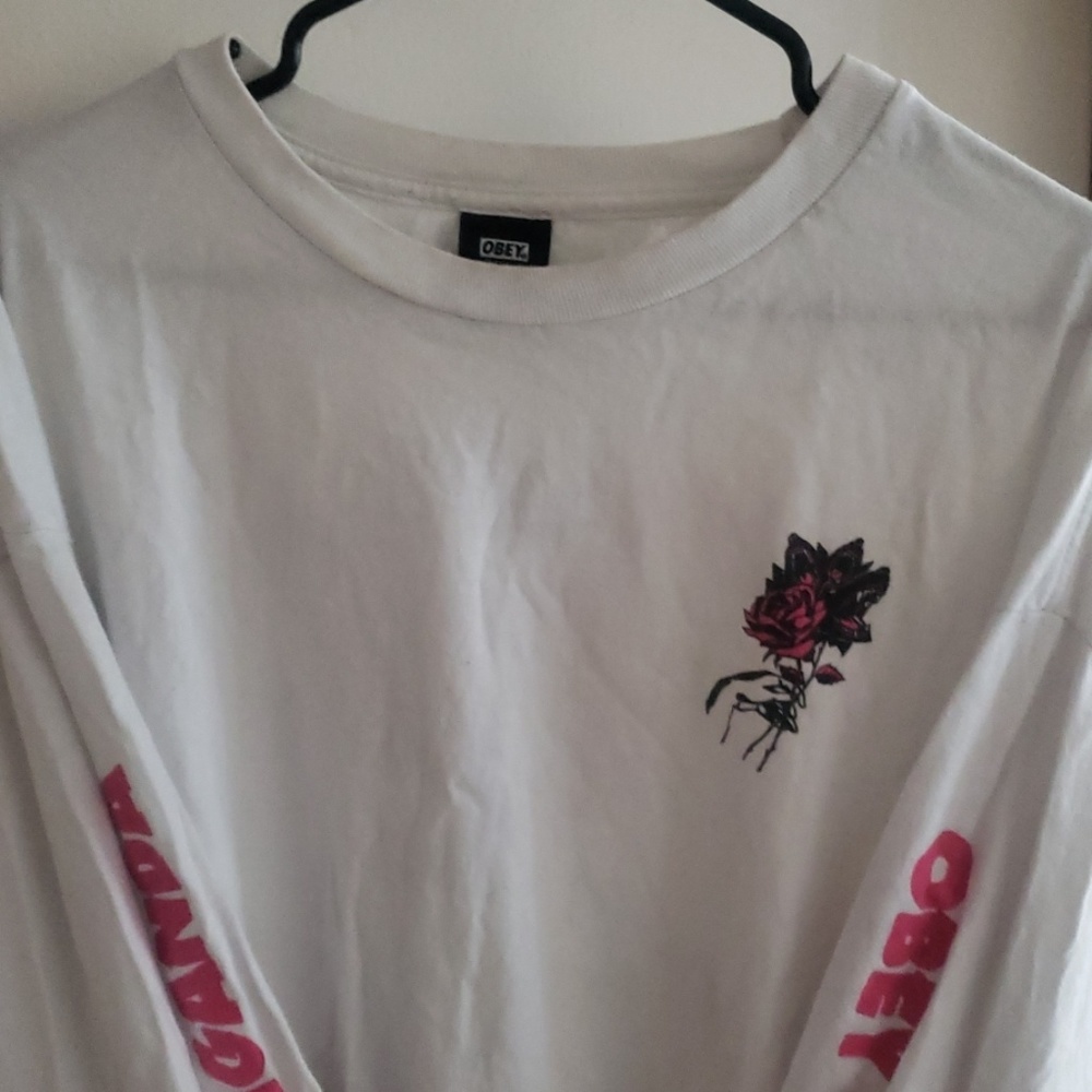 RARE!😲OBEY PROPAGANDA😲graphic shirt 90's - Picture 4 of 6